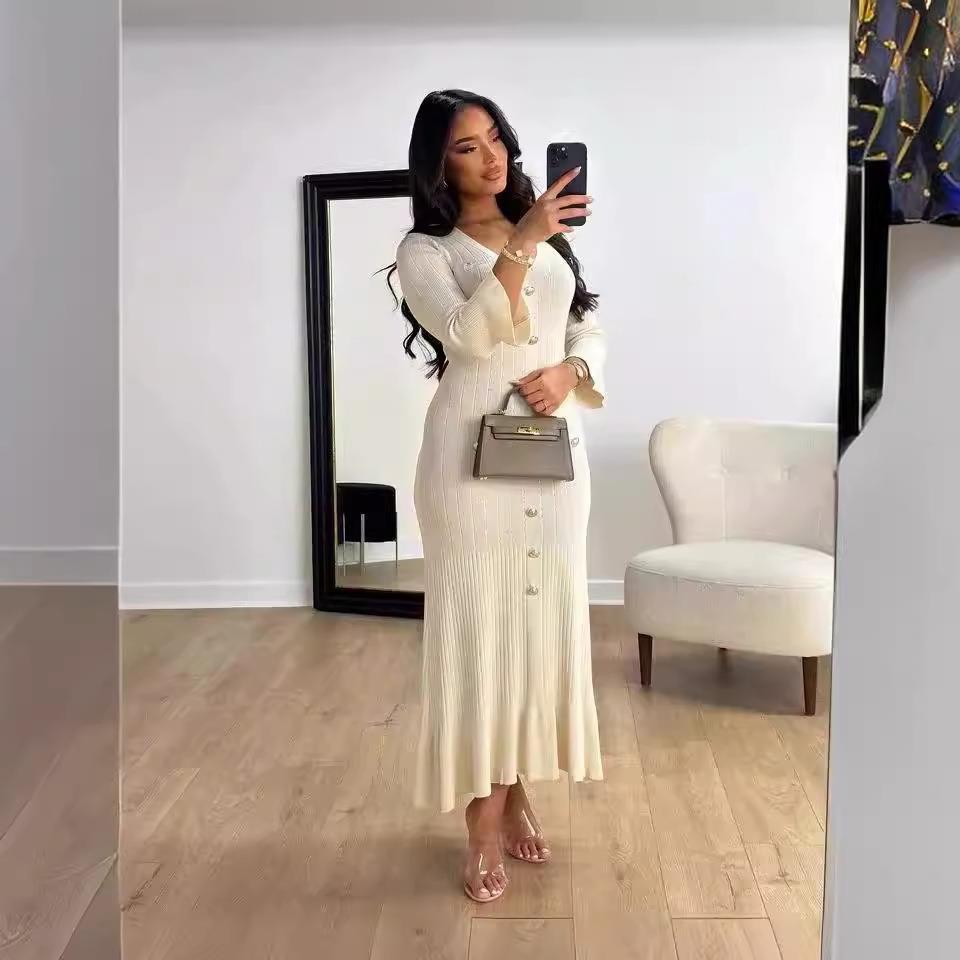 Robe Coupe queue de poisson, automne-hiver