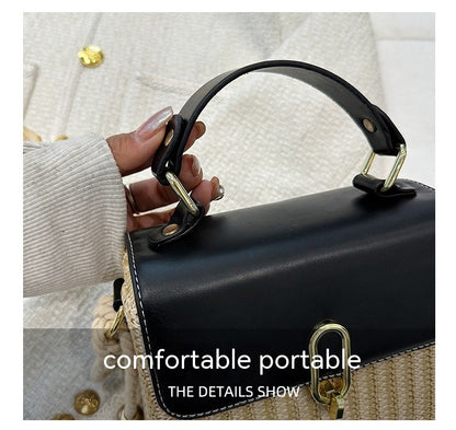 Sac bandoulière tressé style western