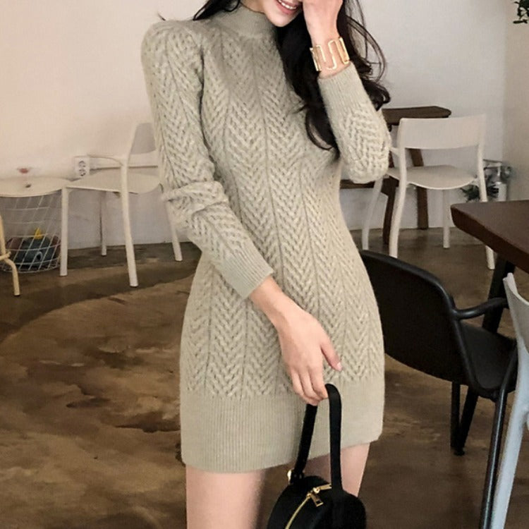 Robe-pull en tricot pour femmes