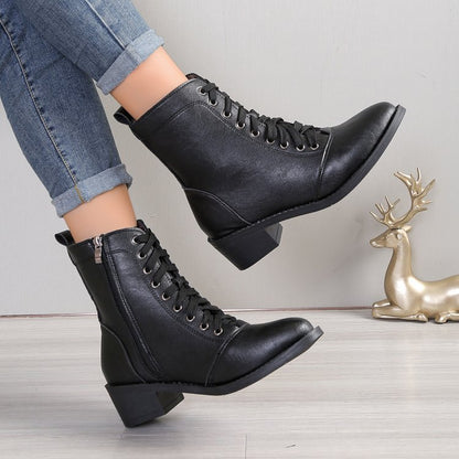 Bottes en cuir tendance pour femmes