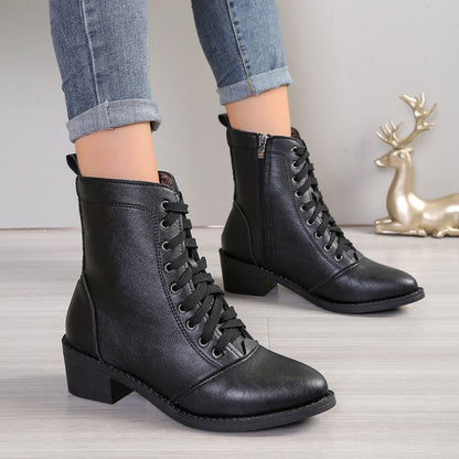 Bottes en cuir tendance pour femmes