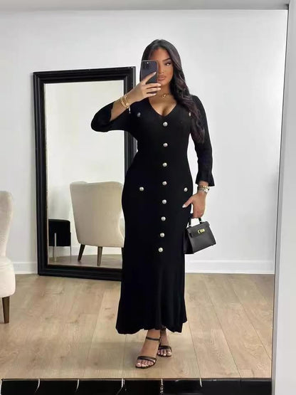 Robe Coupe queue de poisson, automne-hiver