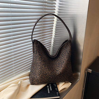 Sac à main imprimé léopard