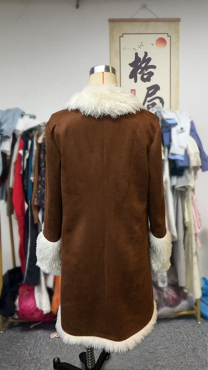 Manteau rétro style cowboy européen