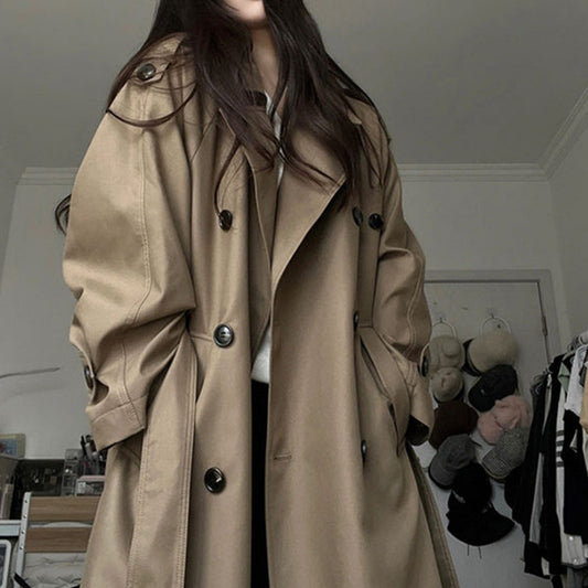 Manteau khaki casual