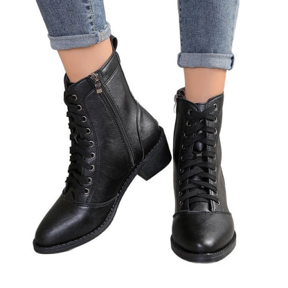 Bottes en cuir tendance pour femmes
