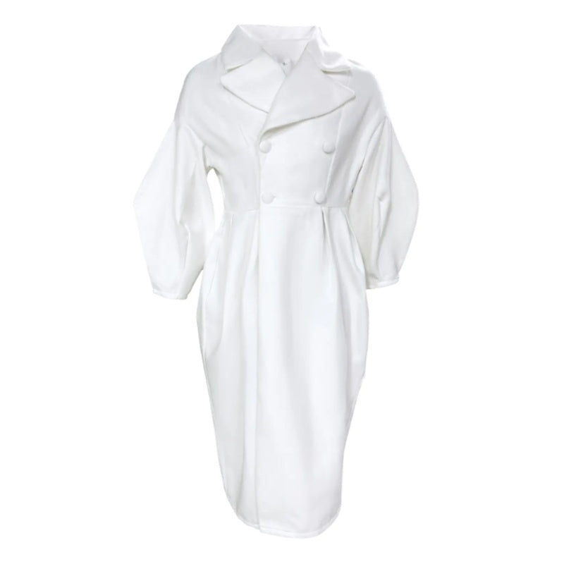 Manteau long femme oversize