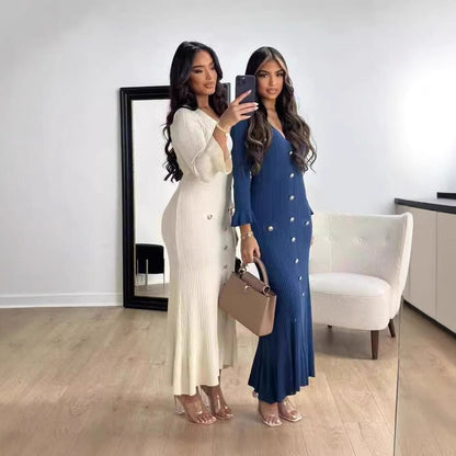 Robe Coupe queue de poisson, automne-hiver