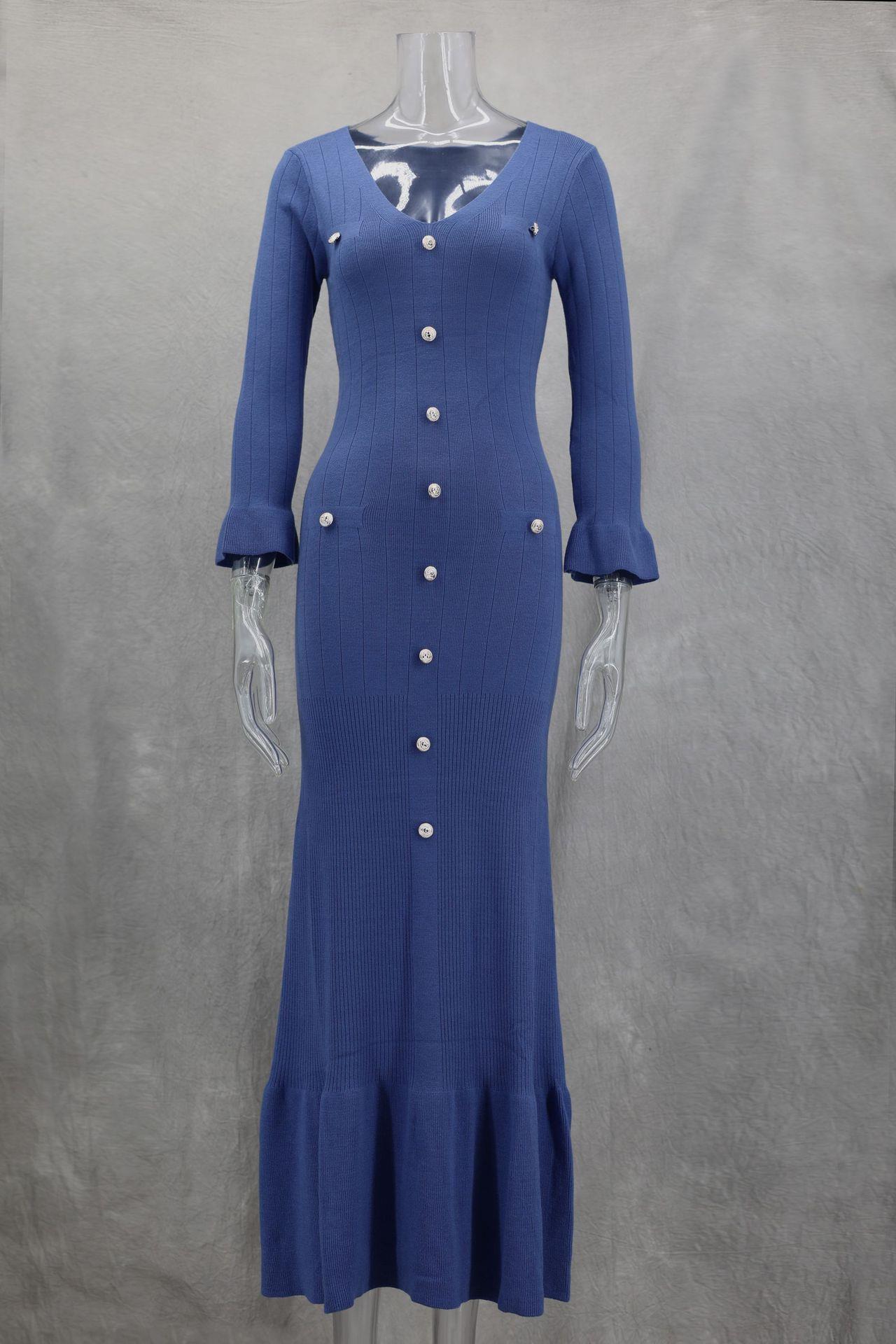 Robe Coupe queue de poisson, automne-hiver