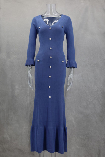 Robe Coupe queue de poisson, automne-hiver