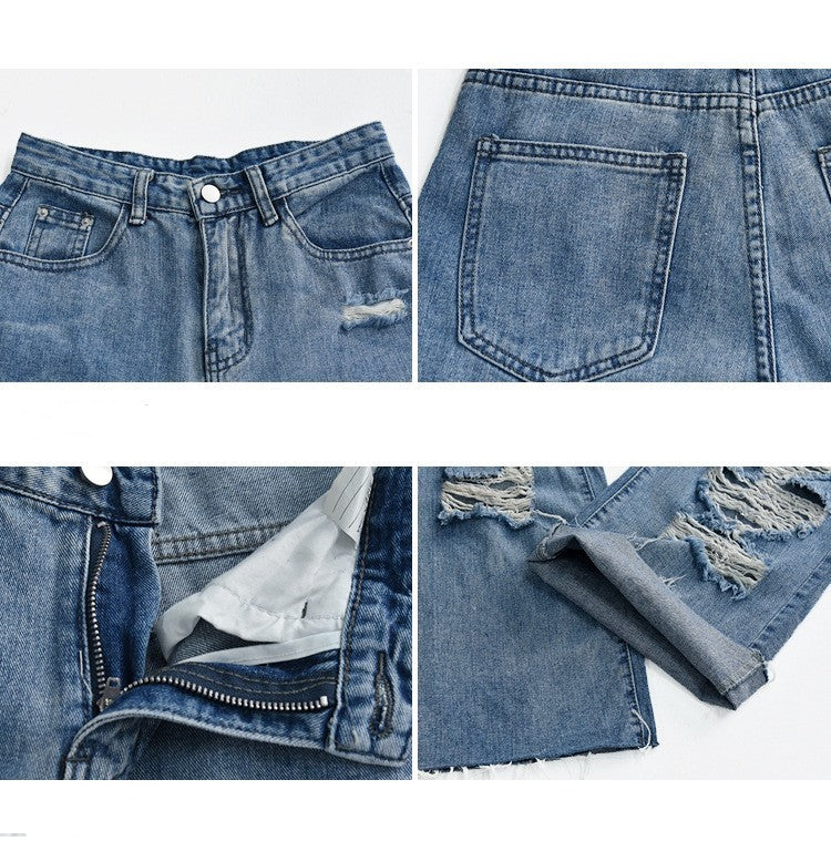 Pantalon large et taille slim pour femme