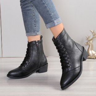 Bottes en cuir tendance pour femmes