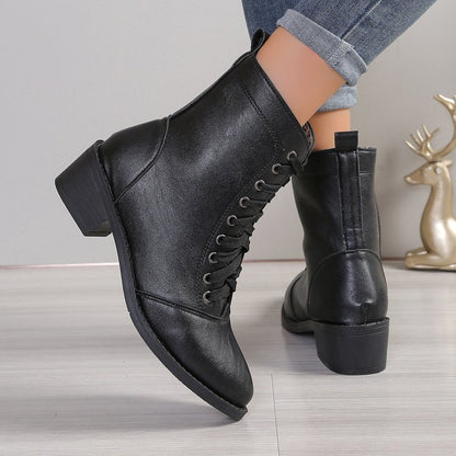 Bottes en cuir tendance pour femmes